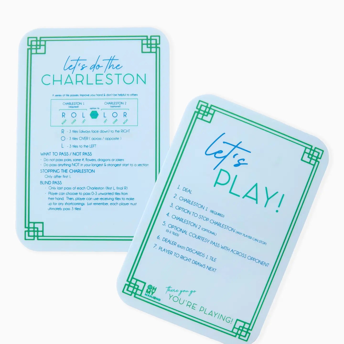 Oh My Mahjong  Light Blue Shuffler