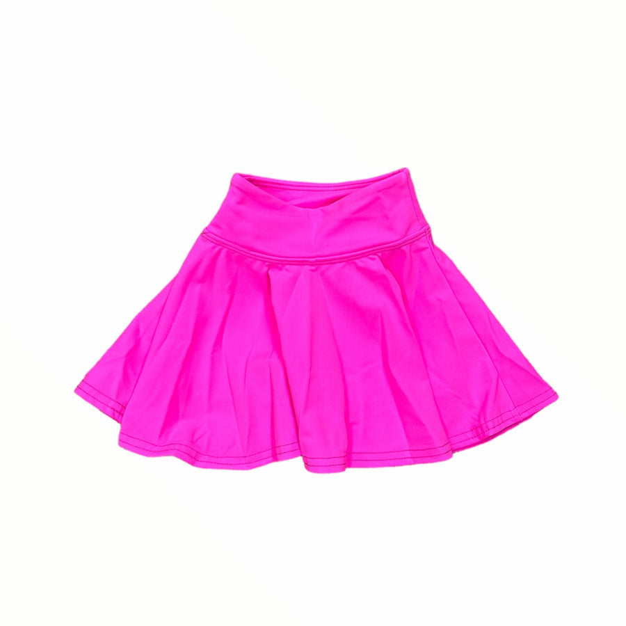 Dori Creations - Tween - Neon Pink Skort