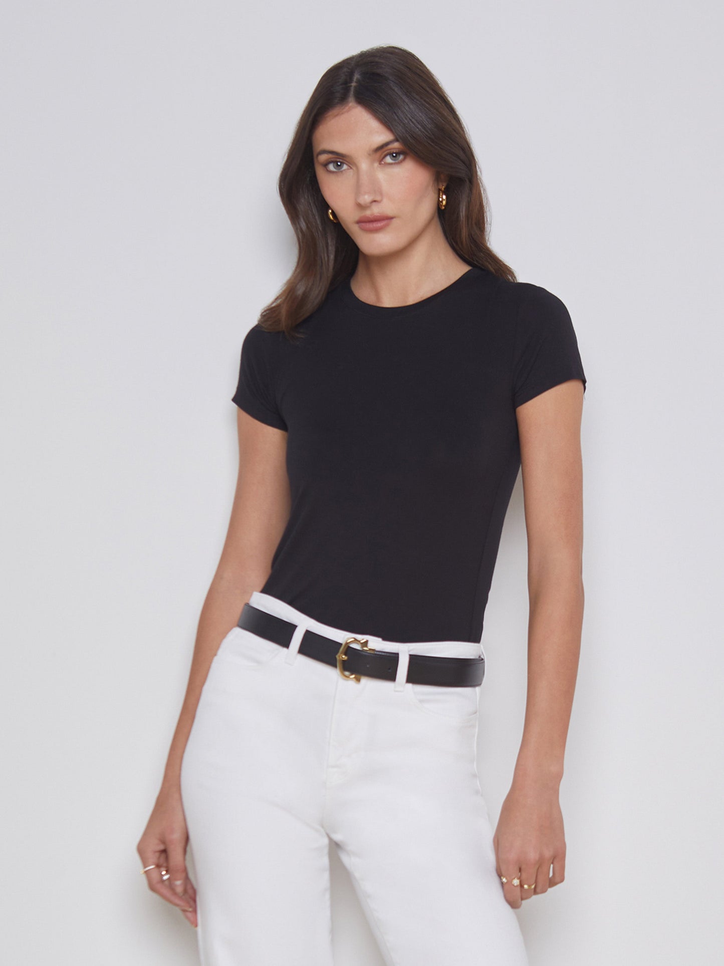 L'agence - Women - Black Ressi Fitted Tee