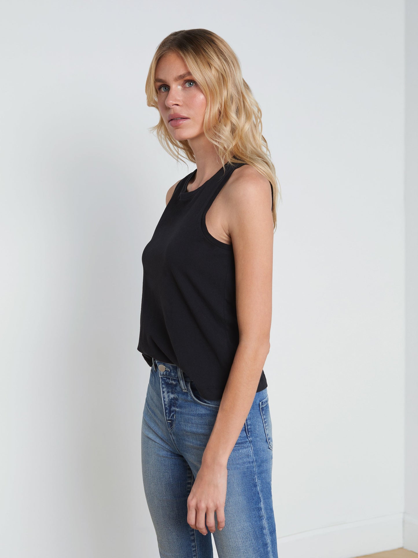 L'agence - Women - Black Mikaela Cotton Tank