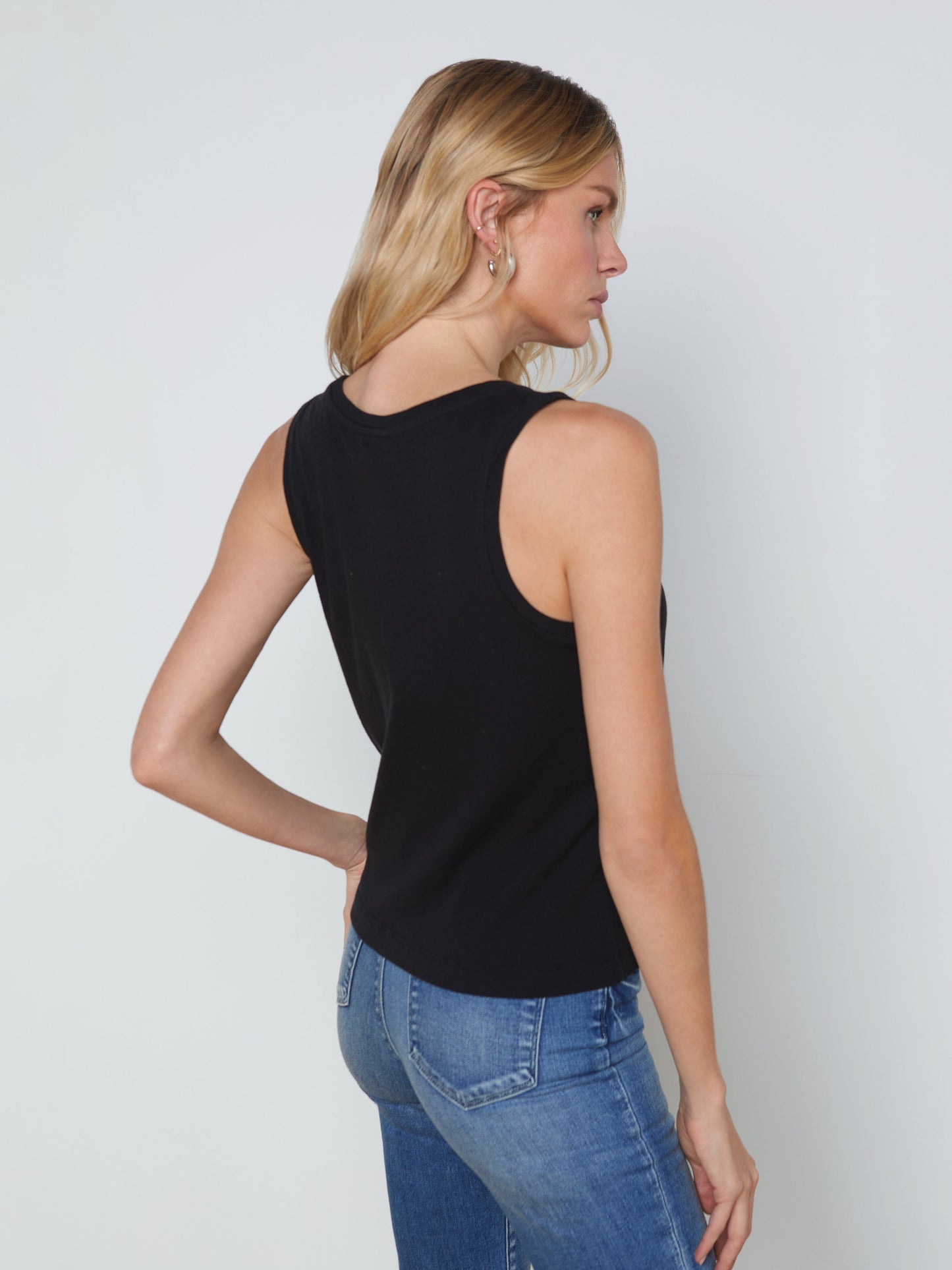 L'agence - Women - Black Mikaela Cotton Tank