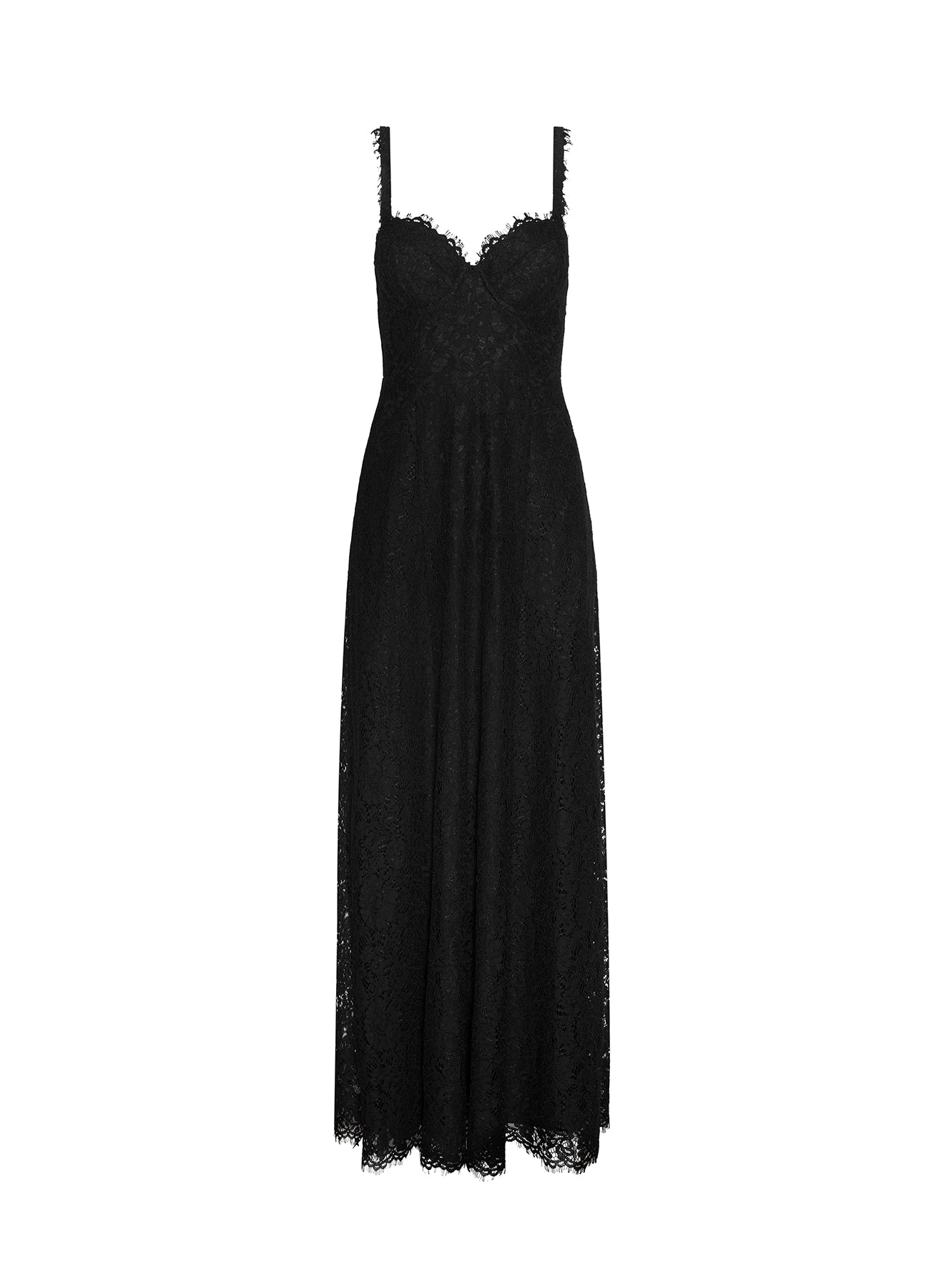 L'AGENCE - Women - Black Sutton Lace Maxi Dress