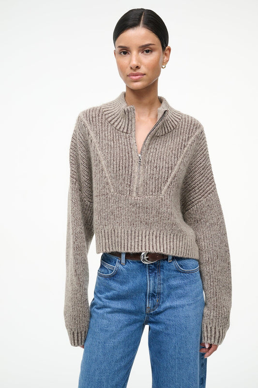 Staud - Women - Bisuqe Cropped Hampton Sweater