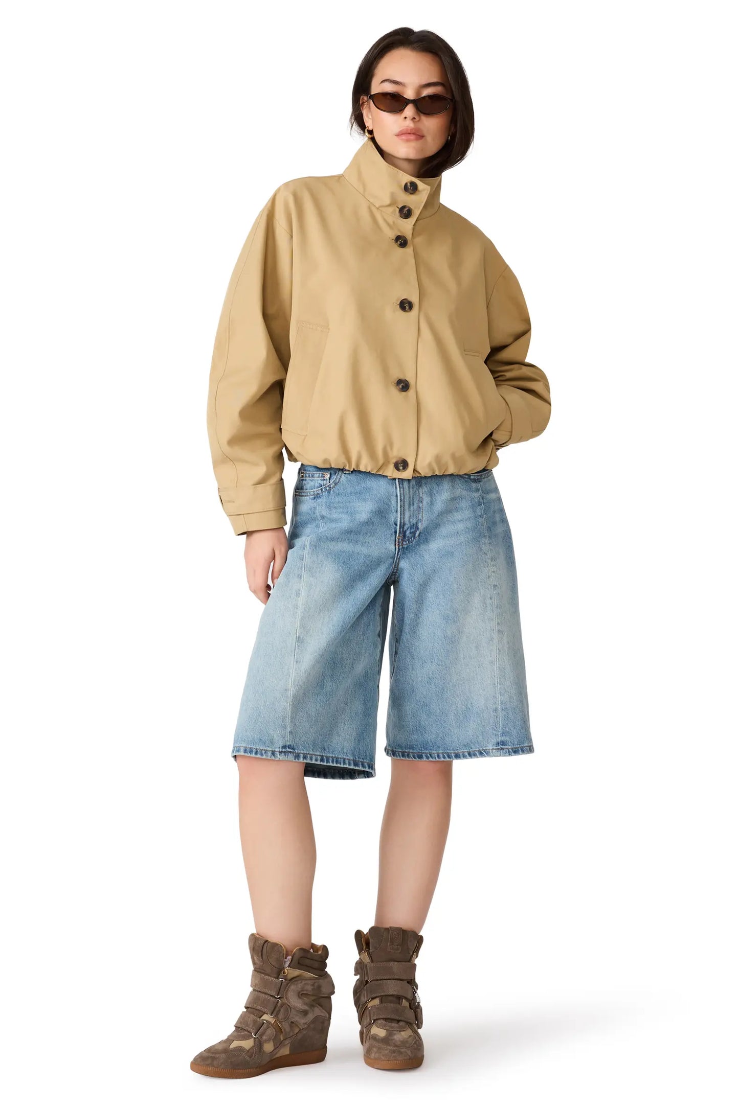Steve Madden - Women - Khaki Fayden Jacket