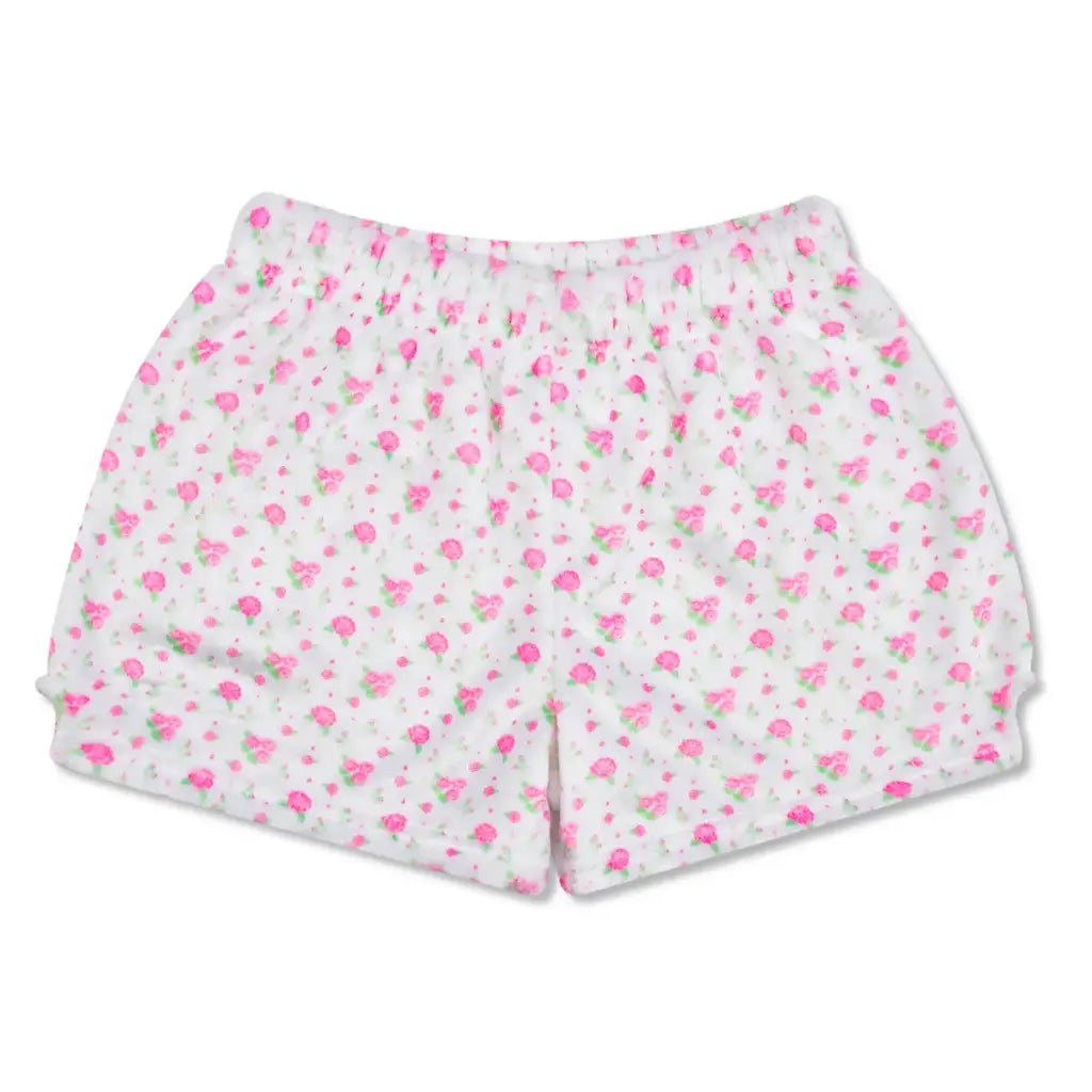 Iscream - Tweens -White Pretty In White Plush Shorts.