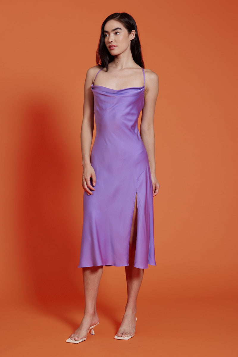 Guys N Gals - Women - Purple Maya Slip Dress