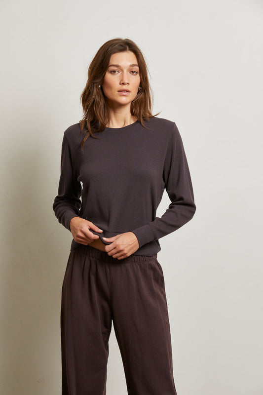 Perfect White Tee - Women - Cocoa Stef Pullover Sweatshirt