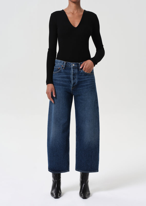 AGOLDE - Women - Short Wave Arc Jean