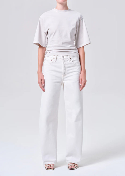 AGOLDE  - Women - Chalk White Arc Jean