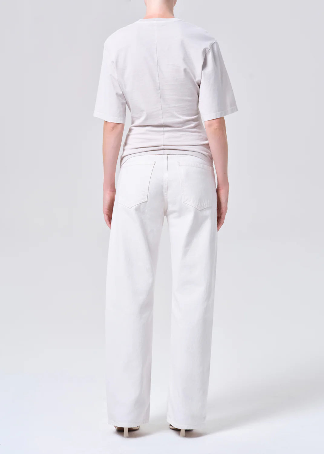 AGOLDE  - Women - Chalk White Arc Jean