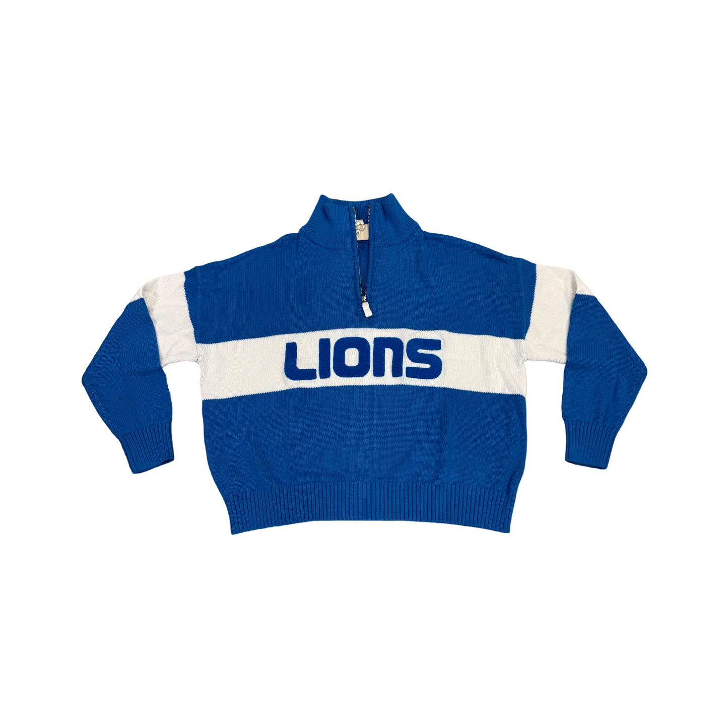 Guys N Gals - Detroit Lions Quarterzip Sweater