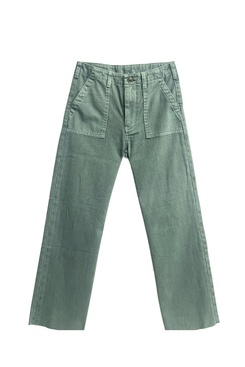KatieJ NYC - Tween - Moss Green Tucson Pants