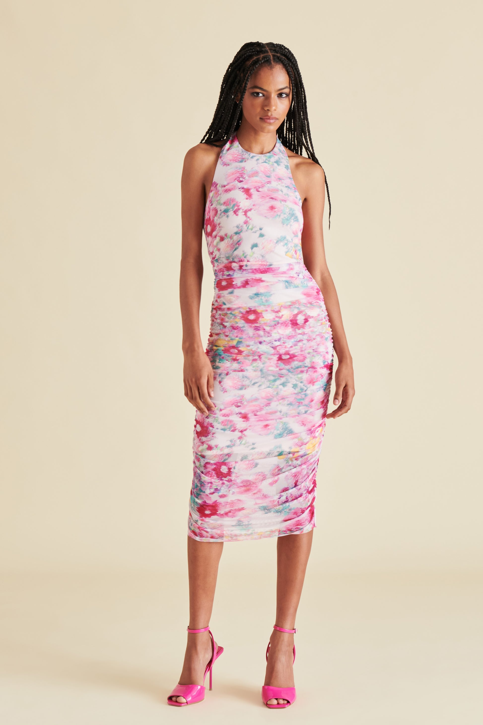 Steve Madden - Women - Pink Hydrangea Lea Dress shopguysngals Steve Madden - Women - Pink Hydrangea Lea Dress shopguysngals