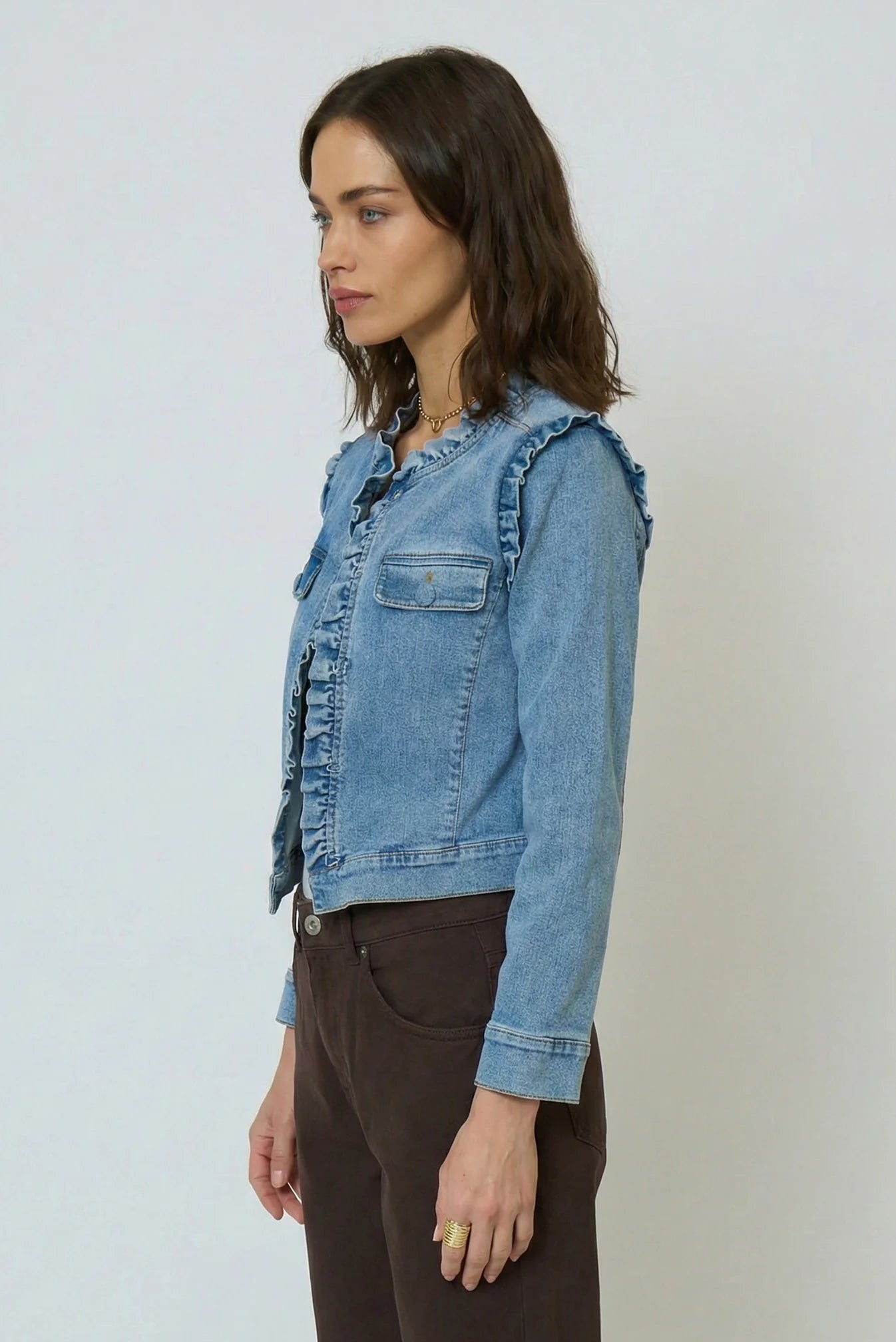 Central Park West NY - Women  Nevada Girly Denim Jacket