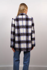 Central Park West - Women - Ivory Plaid Finley Jacket