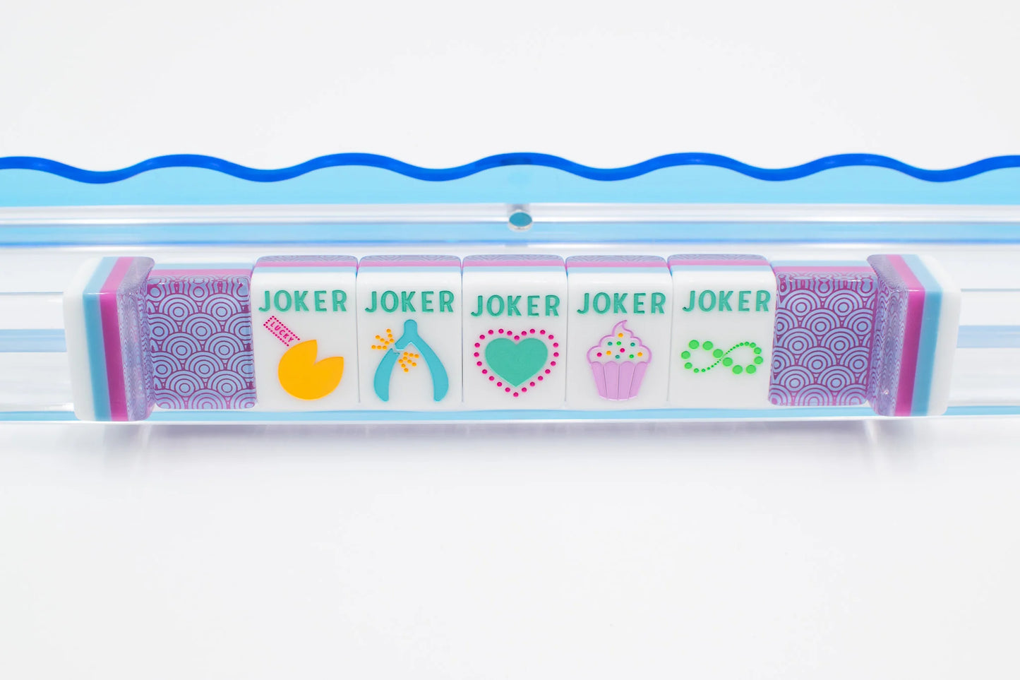 My Fair Mahjong -  Crystal Confetti Purple Mahjong With a Sprinkle of Color and Joy
