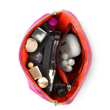 KUSSHI Everyday Makeup Bag -  Small Cosmetic Bag,