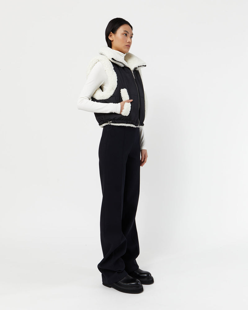 Apparis - Women - Ivory & Noir Alex Reversible Vest