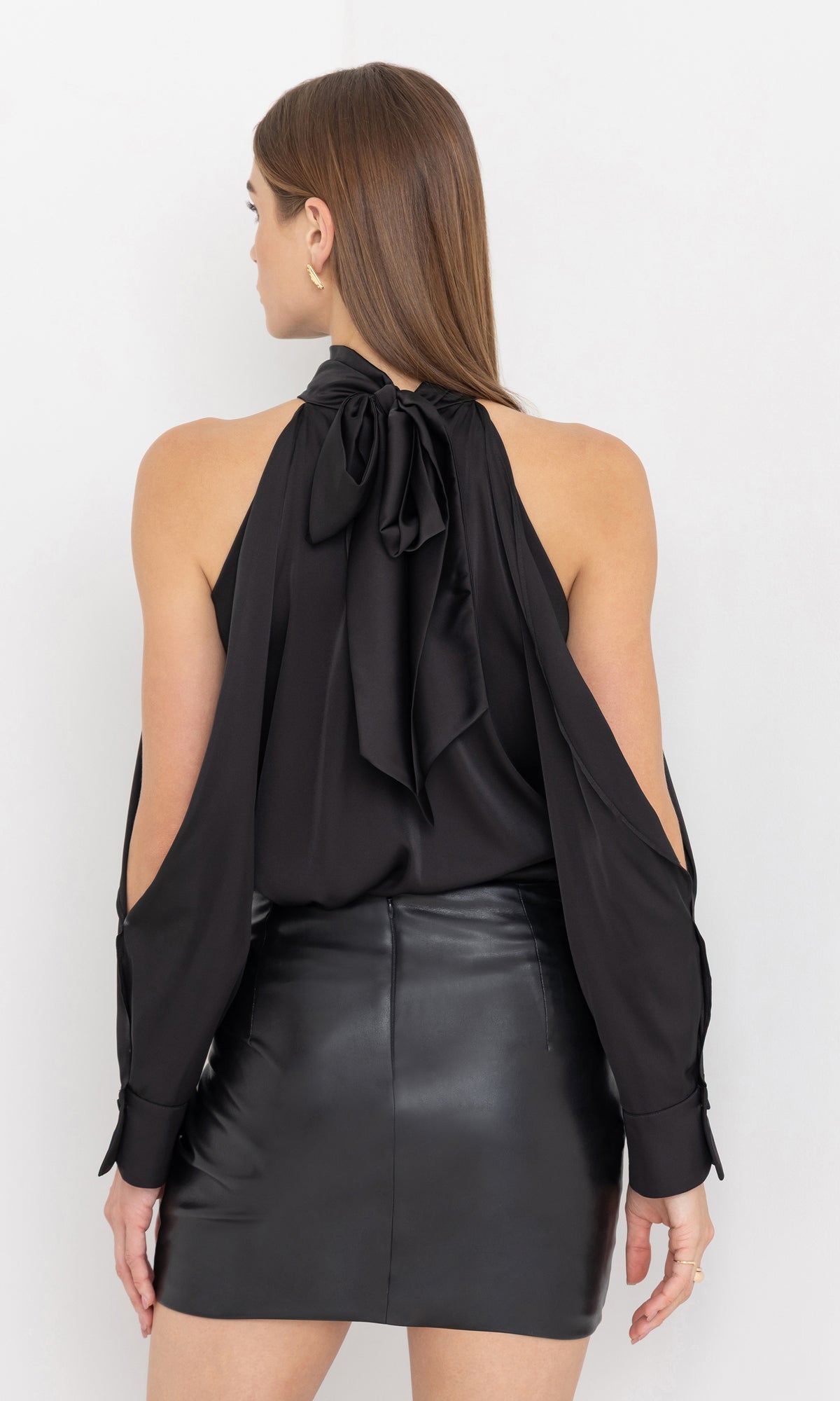 Generation Love - Women - Black Rossi Halter Blouse