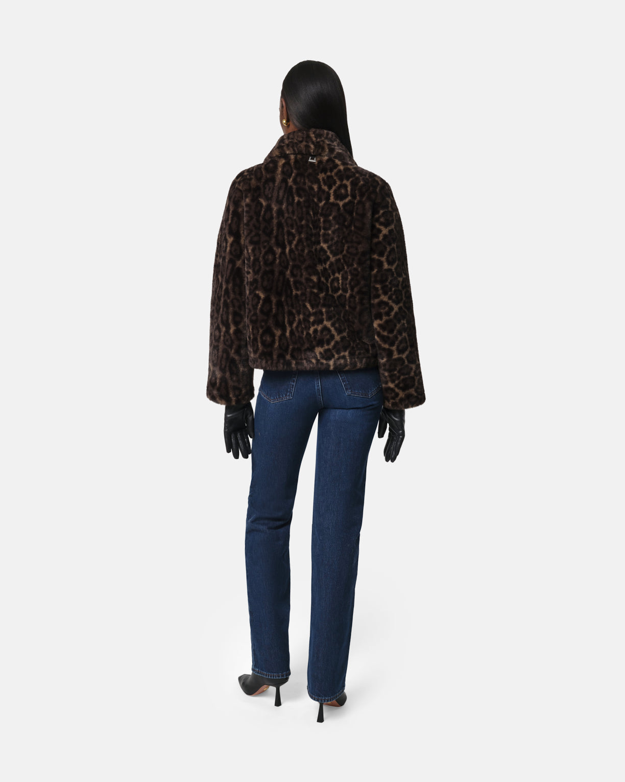 Apparis - Women - Dark Leopard Elis Coat