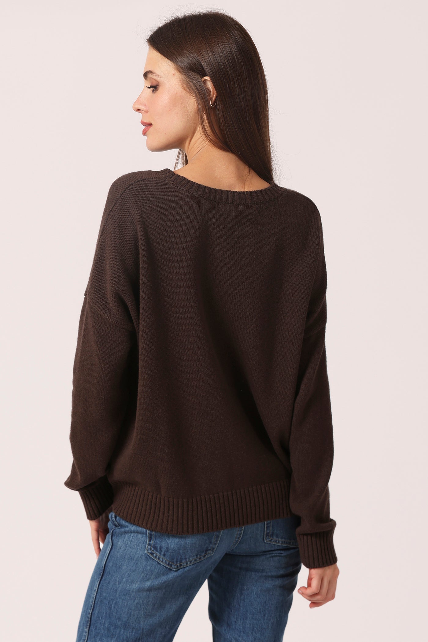 Minnie Rose - Women - Brazil Nut Boxy Crew Neck Top