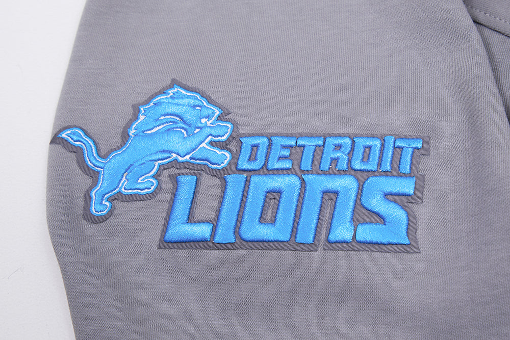 Mens- Grey NFL  Detroit Lions Classic Mens Hoodie