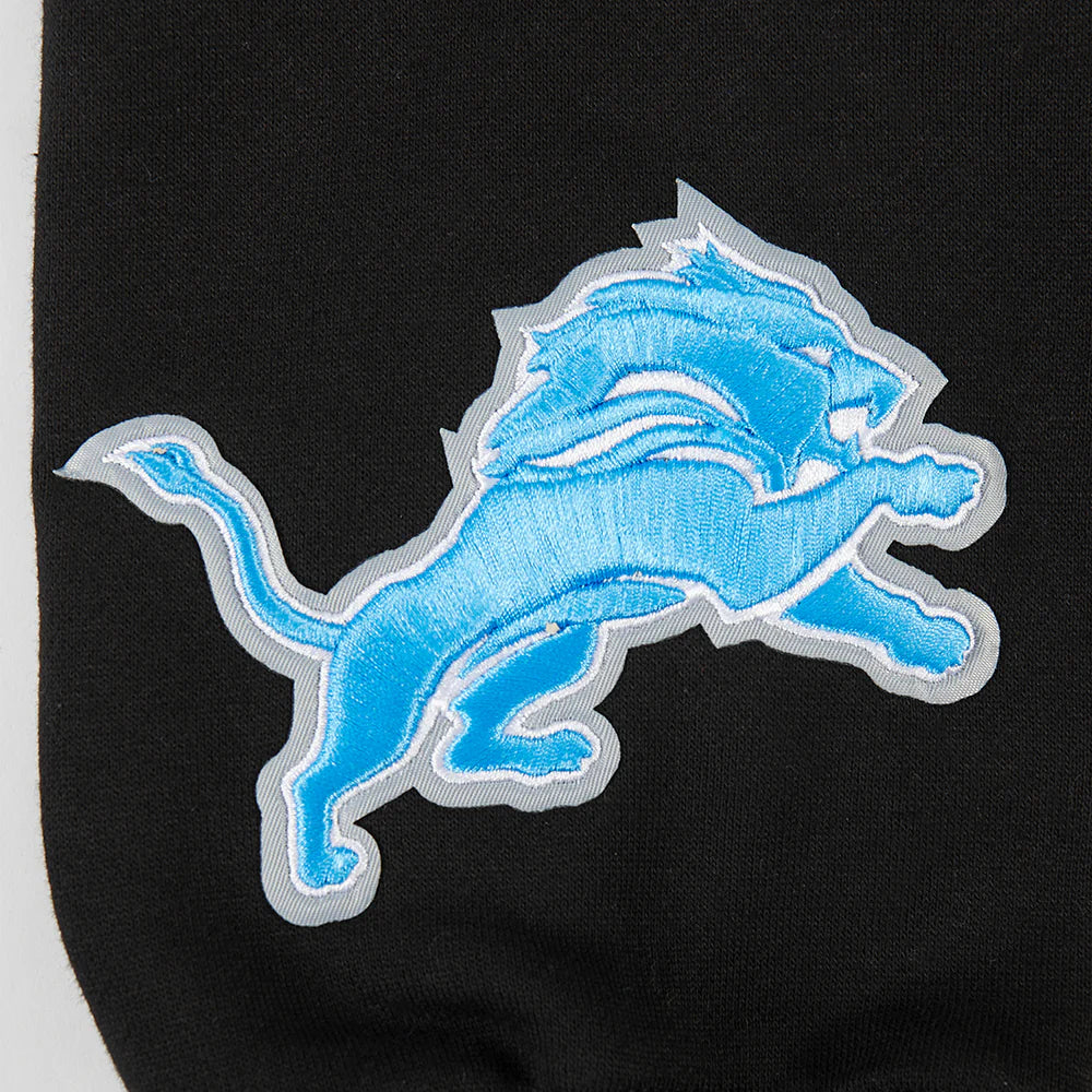 Mens - Black NFL Detroit Lions Wingspan Hoodie