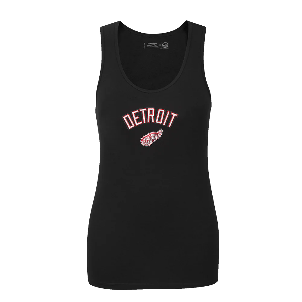 Pro Standard - Women Black Detroit Red Wings Classic Racer Back Tank
