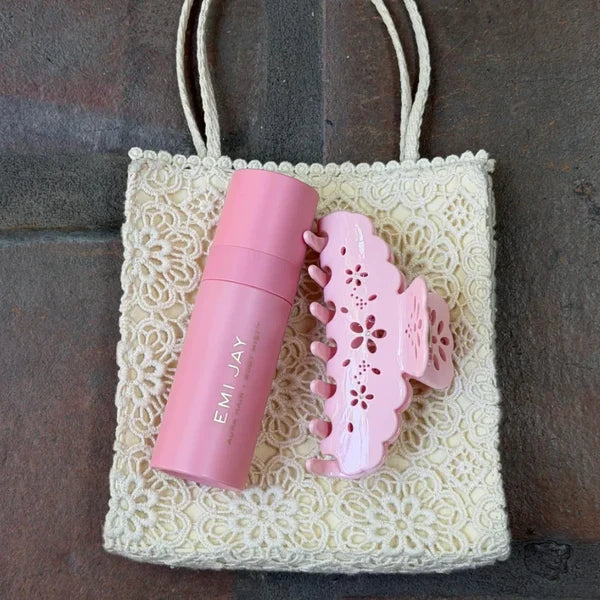 Emi Jay -  Rose Fleur Eyelet Big Effing Clip