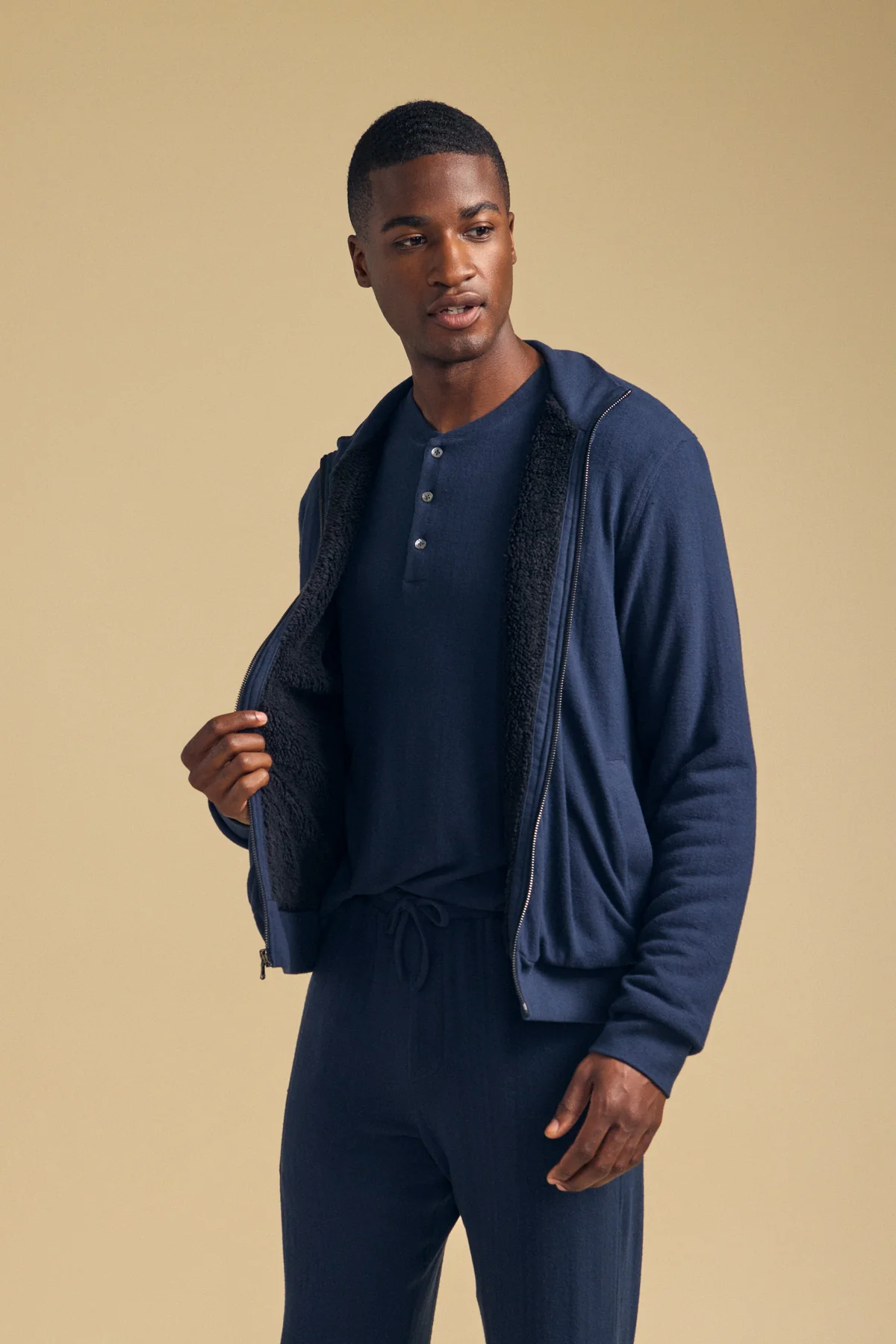 Velvet - by Graham & Spencer - Men - Midnight  Nash  Zip Jacket