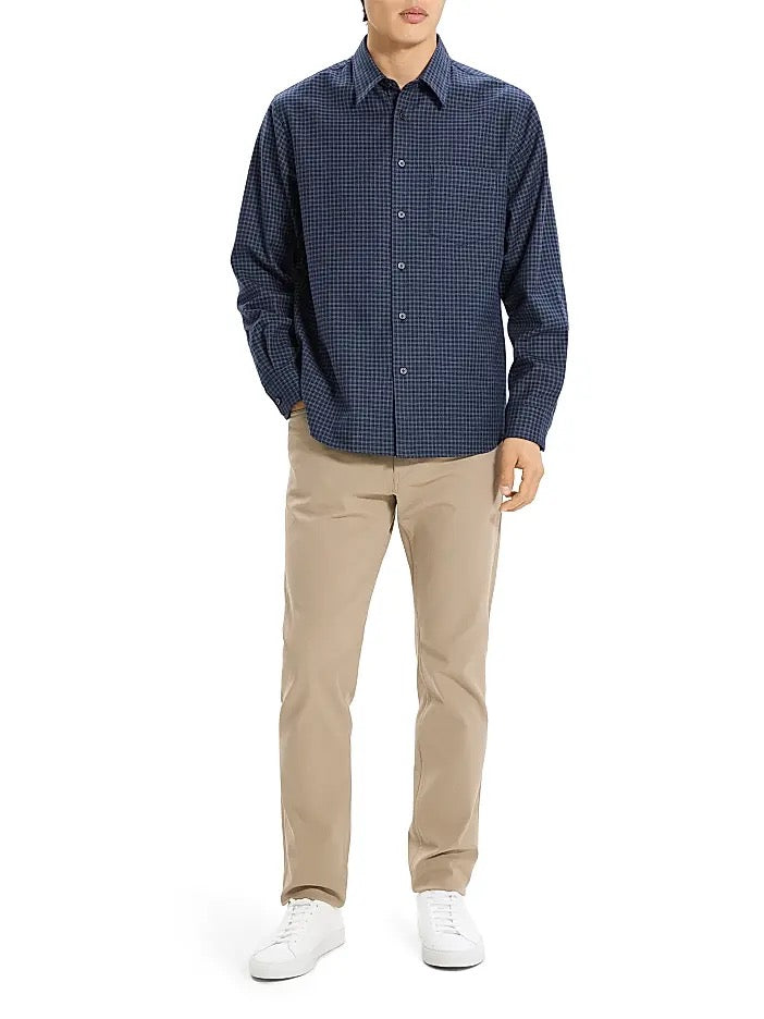 Theory- Men - Baltic Multi  Weekend Shirt