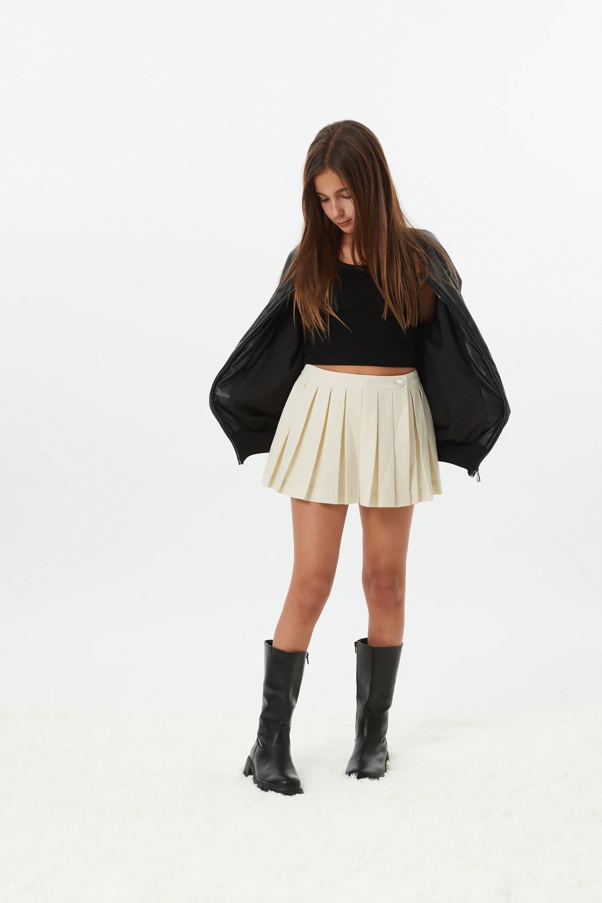 Theme - Tween - Black Valley Vegan Leather Jacket