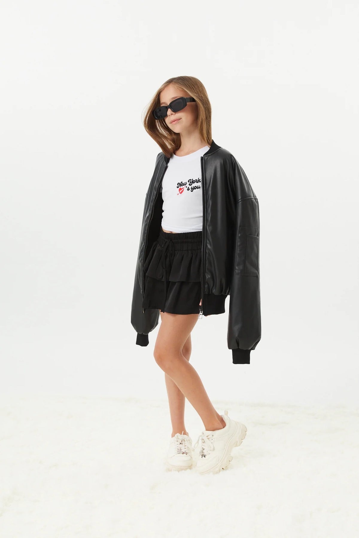 Theme - Tween - Black Valley Vegan Leather Jacket
