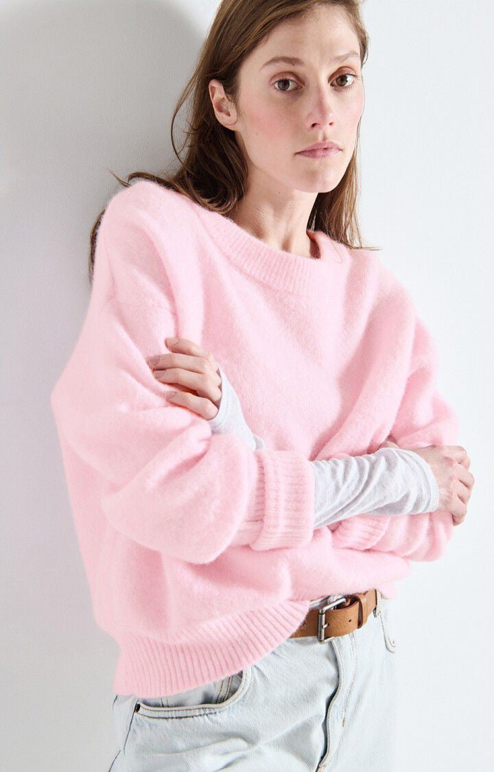 American Vintage - Women -  Sugar Almond Melange Vitow Crew Sweater