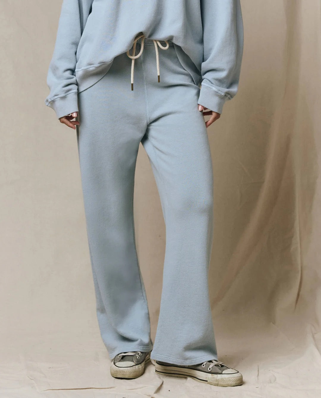 The Great - Women - Whisper Blue  Lap Sweatpant