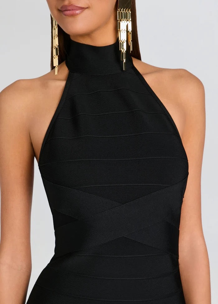 Retrofete - Women - Black Runa Bandage Knit Dress