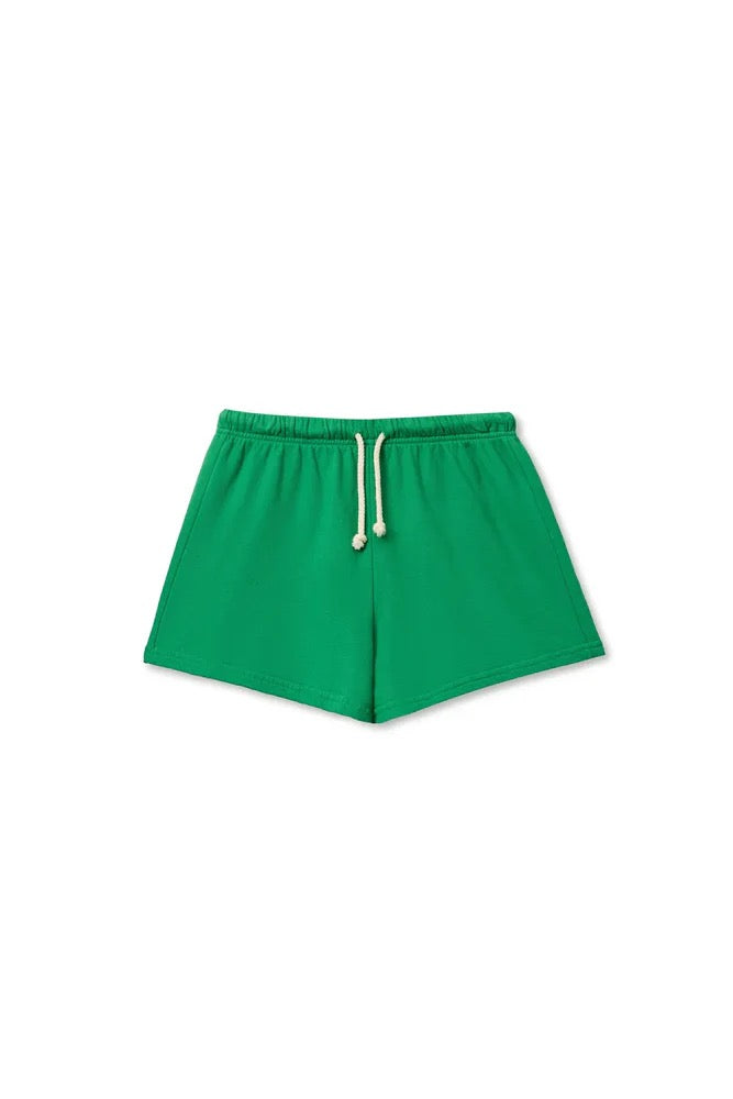 Perfect White Tee - Women - Grass Layla French Terry Sweat Short
