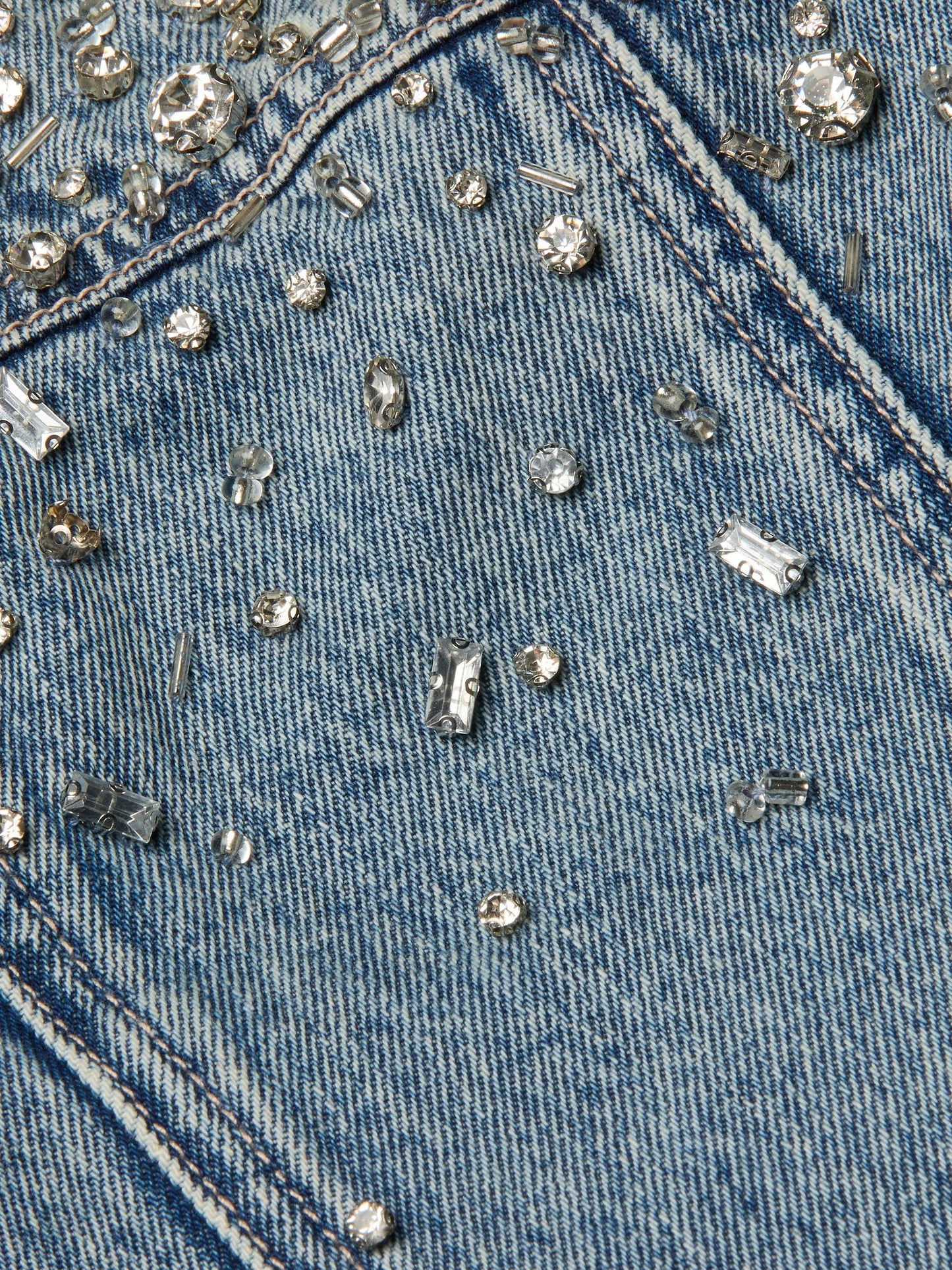 L'AGENCE - Women -  Malibu Arlin Embellished Denim Tank