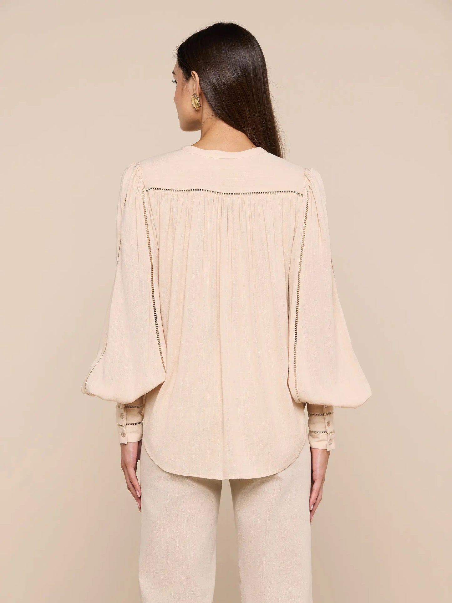 L'AGENCE - Women - Biscuit Kiera Blouse
