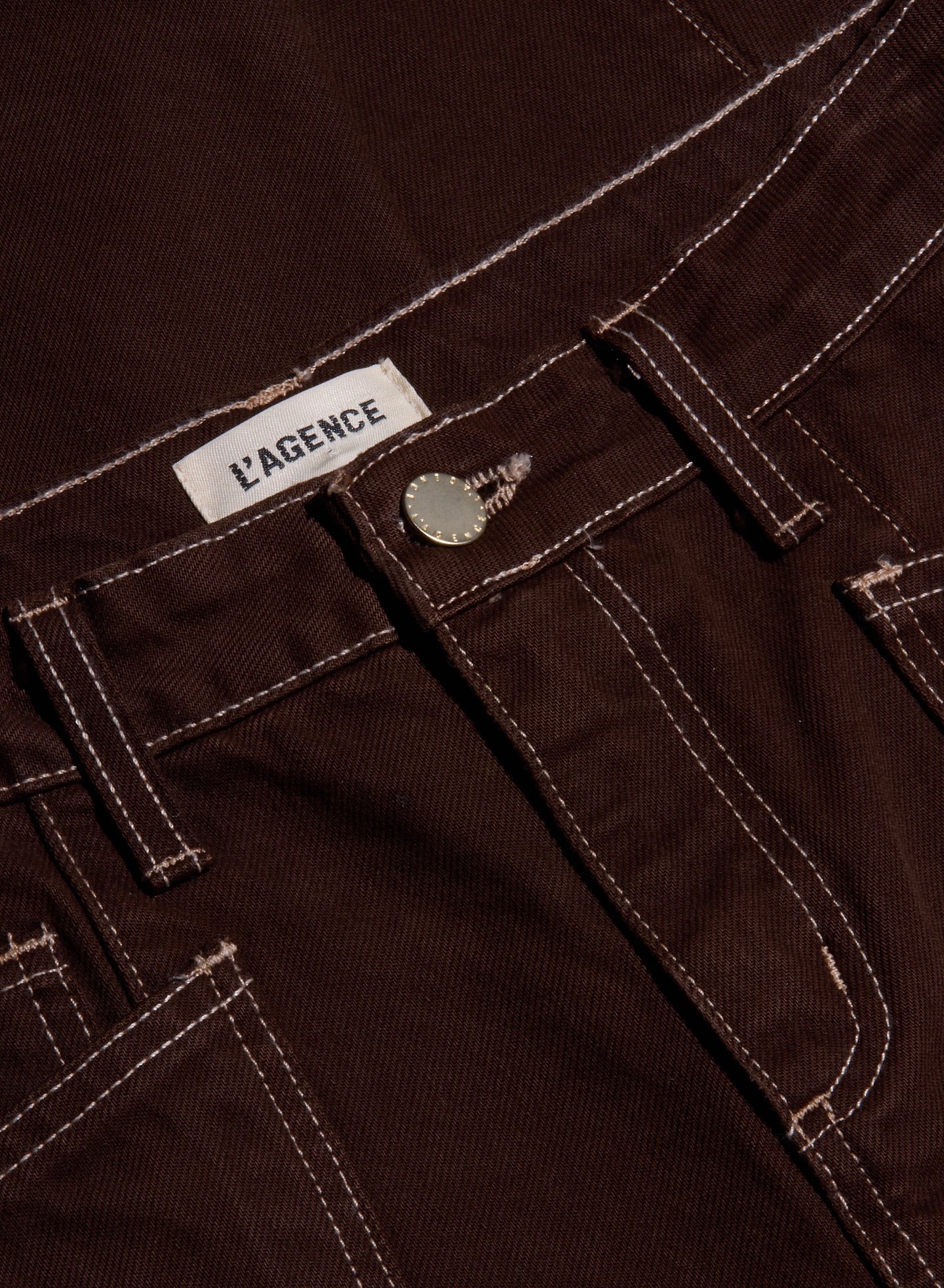 L'agence - Women - Brown Cody Cropped Barrel-Leg Jean