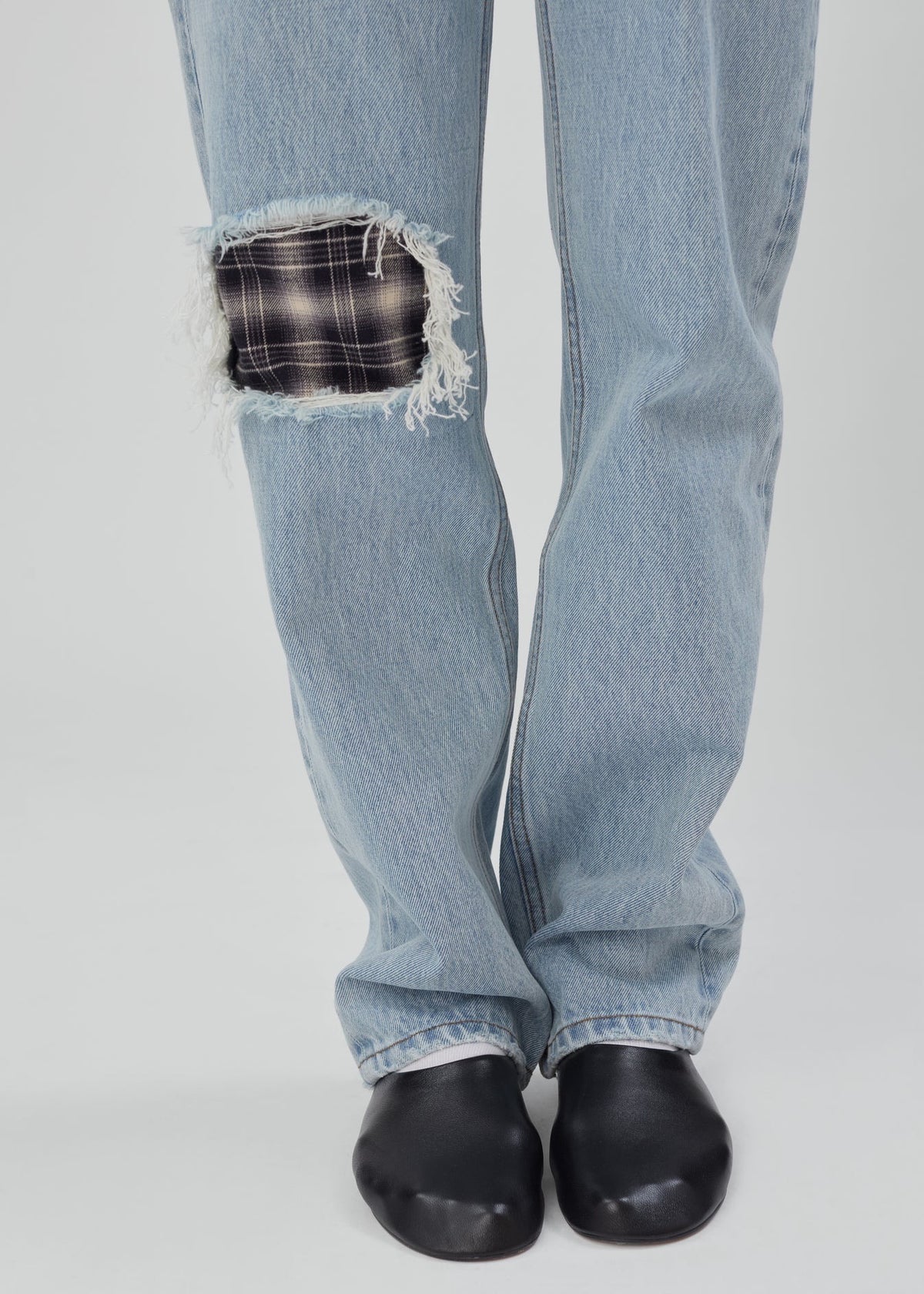 Still Here - Women - Vintage Blue Patched Life Jean