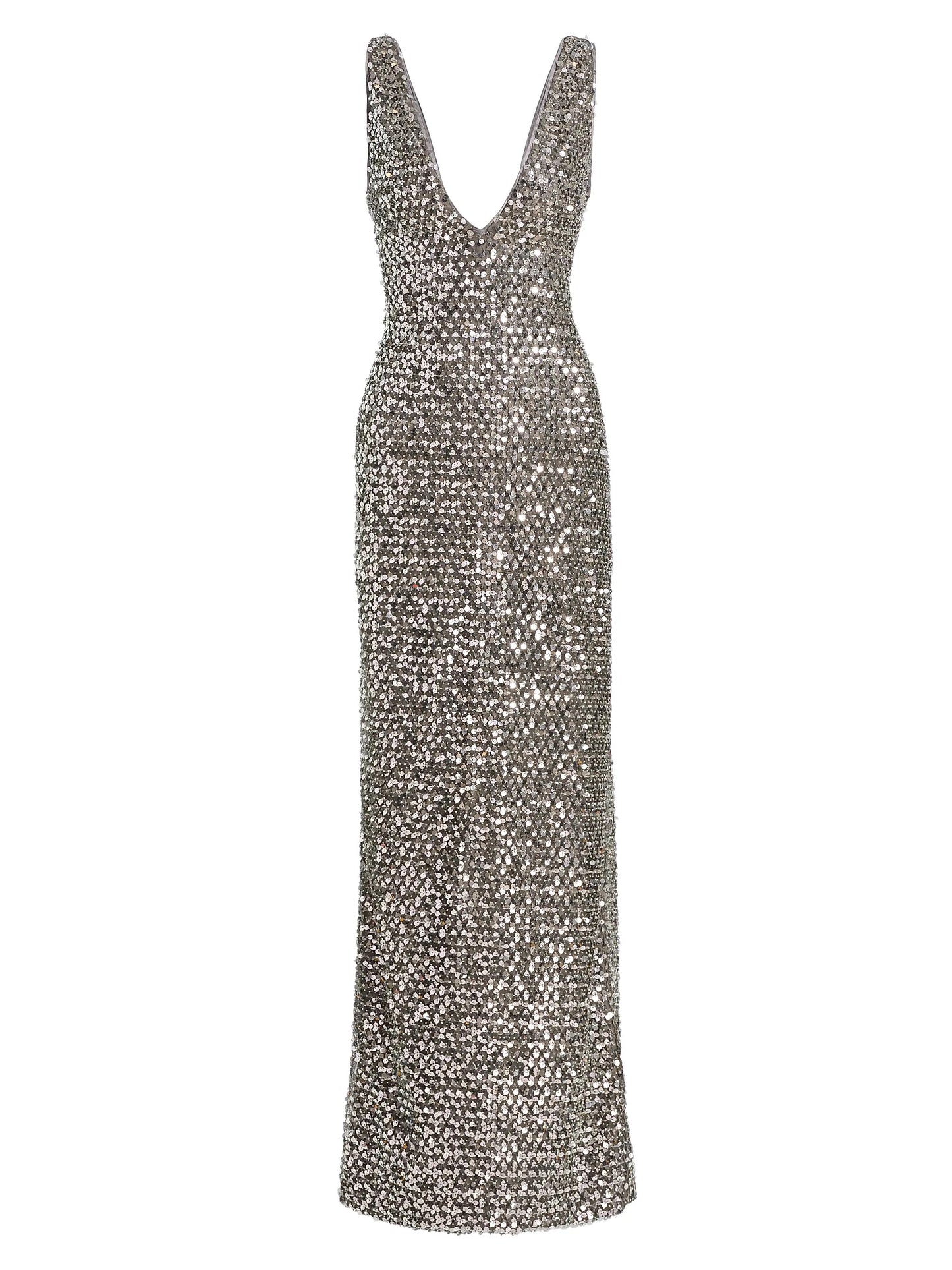 Ramy Brook - Women - Platinum Sequin Ellie Gown