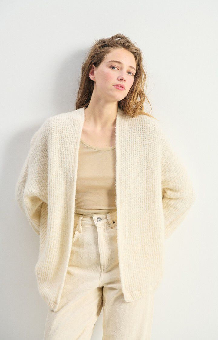 American Vintage - women - Melange Pearl East Open Cardigan