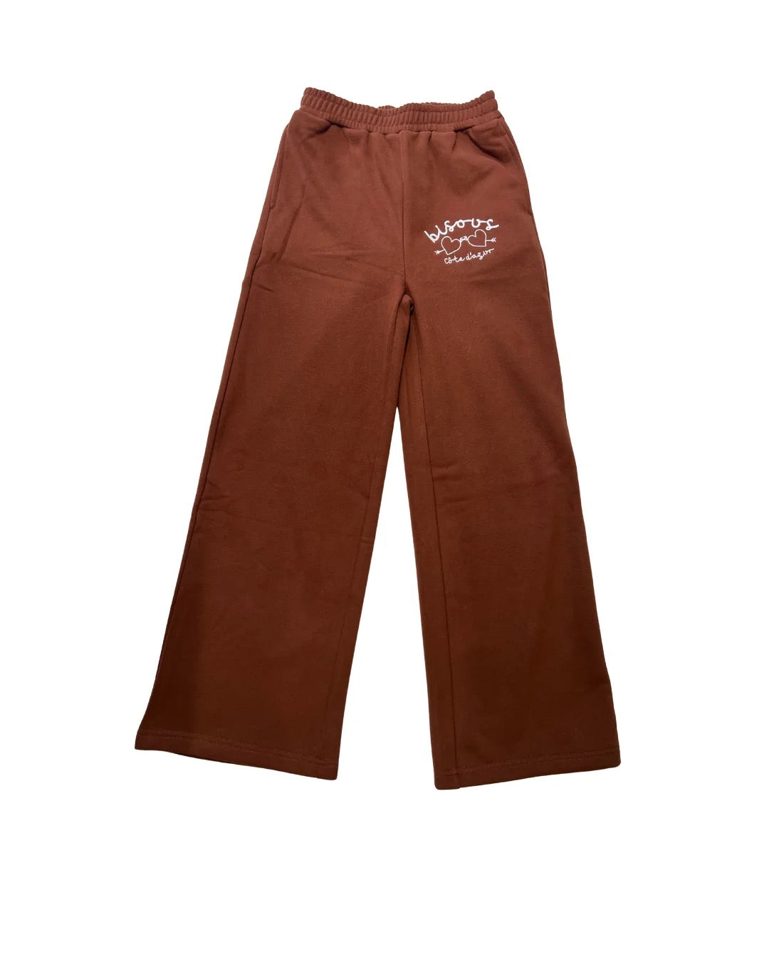 Theme - Tween - Cocoa Cami French Terry Wide Leg Jogger -Bisou