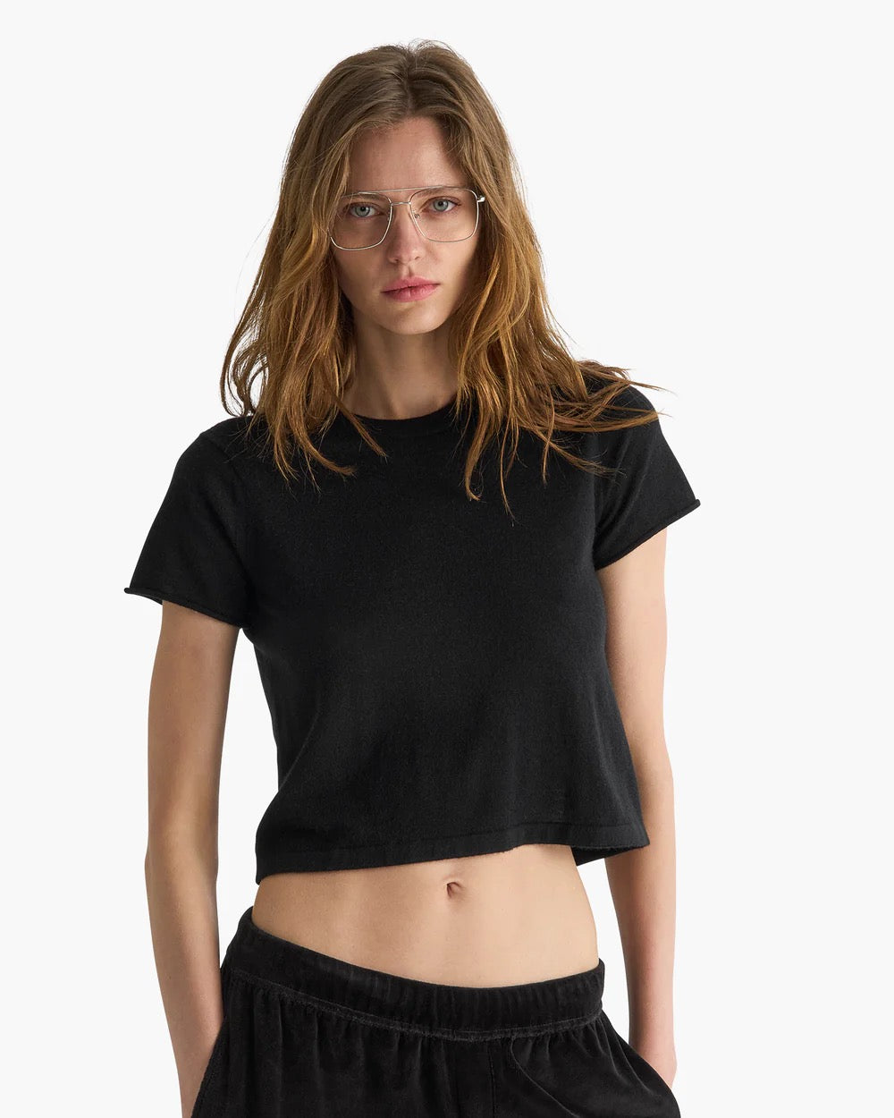 ATM - Women - Black Cashmere Pre-School Boy Tee