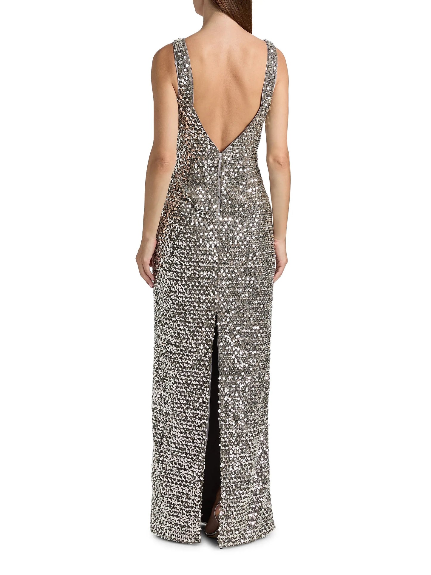 Ramy Brook - Women - Platinum Sequin Ellie Gown