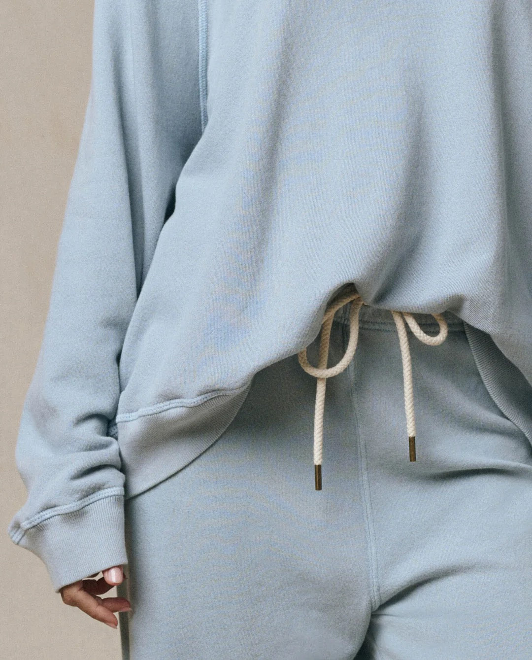 The Great - Women - Whisper Blue  Lap Sweatpant