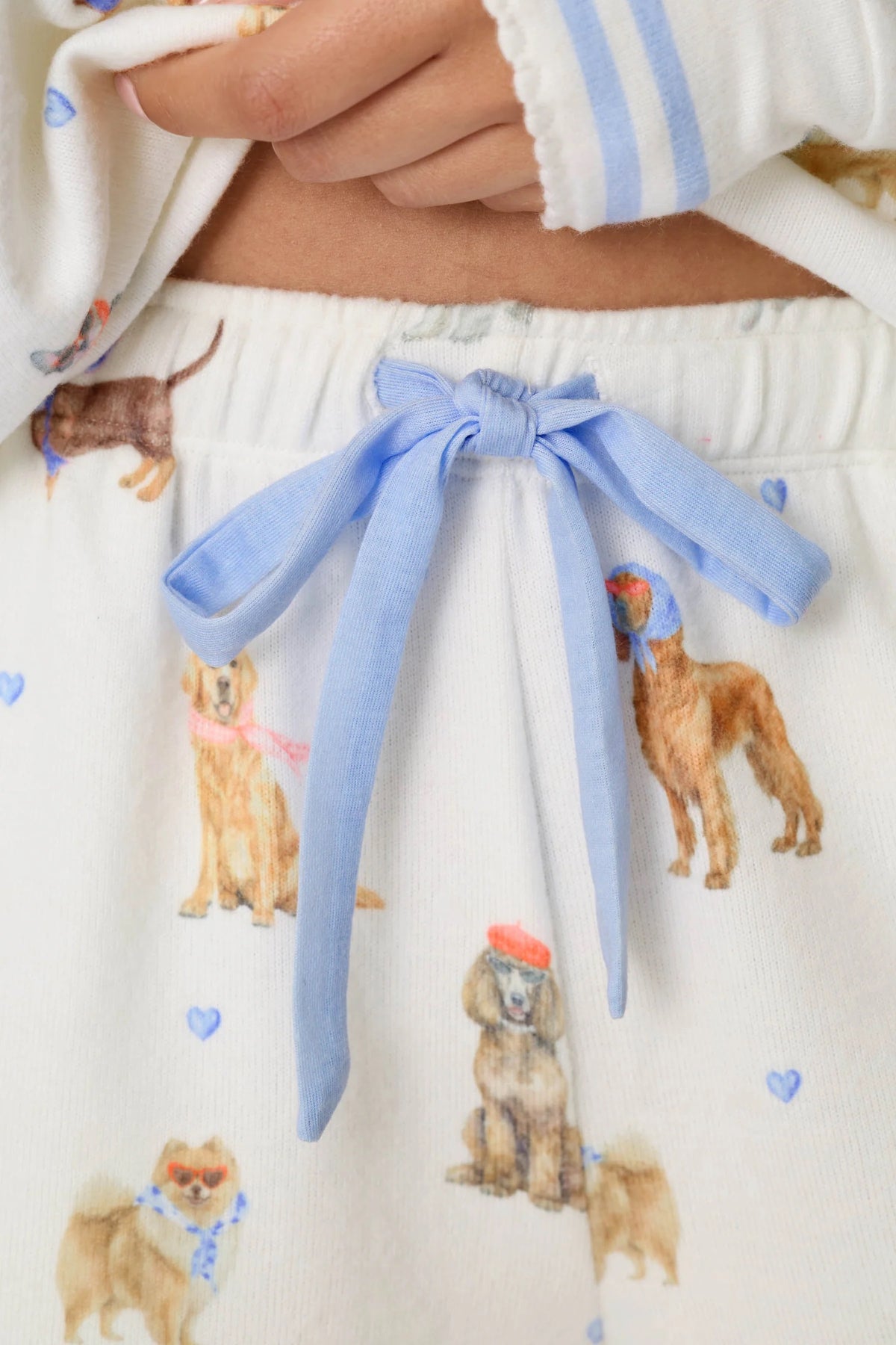 P.J. Salvage - Women - Ivory Meet Me in Pawris Dog Print Pj Set