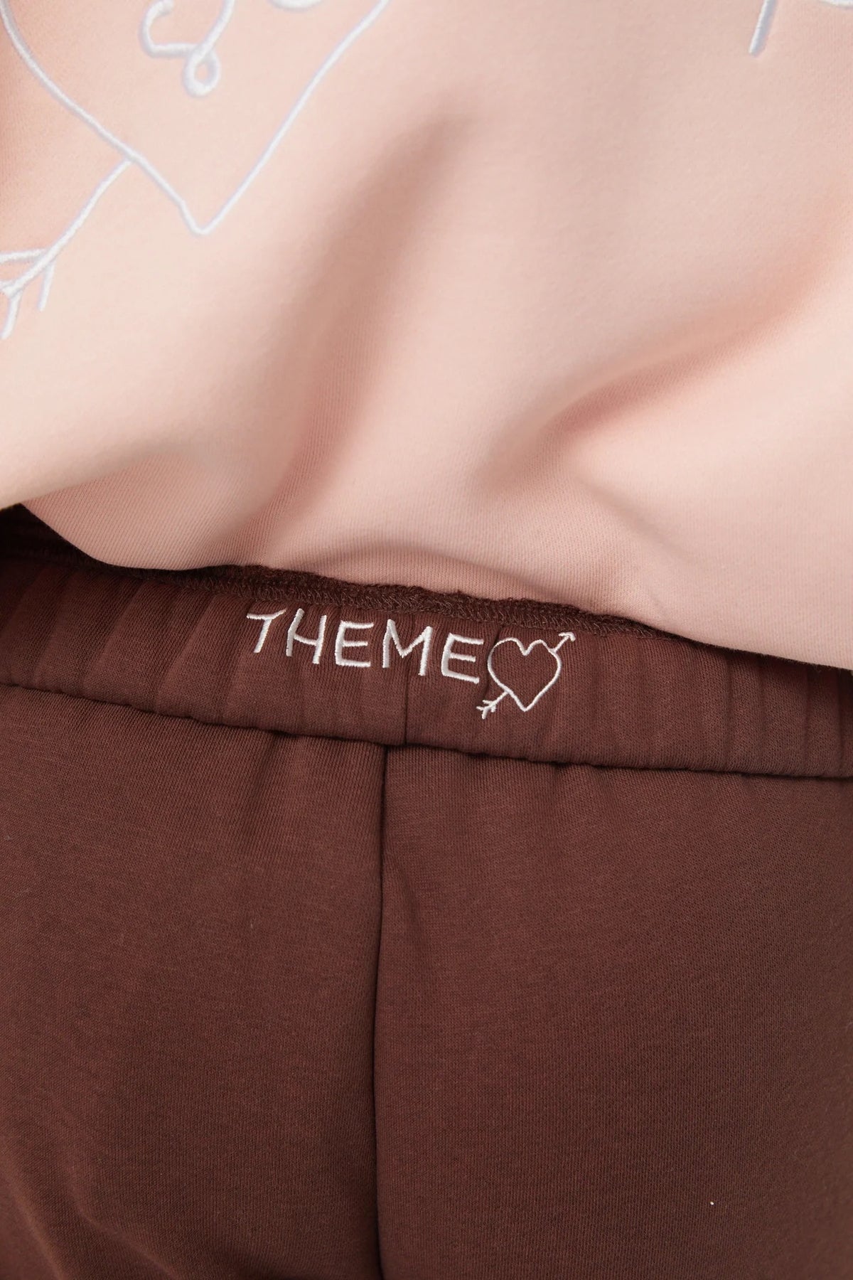Theme - Tween - Cocoa Cami French Terry Wide Leg Jogger -Bisou
