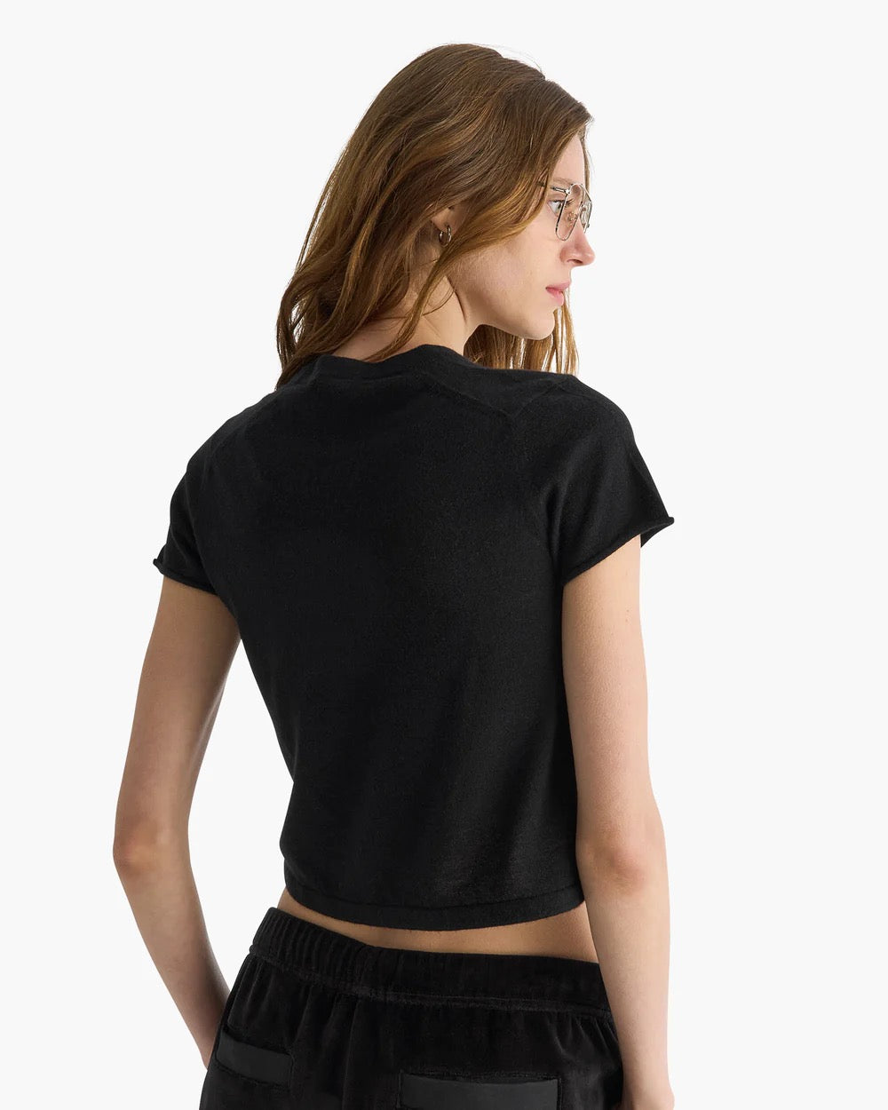 ATM - Women - Black Cashmere Pre-School Boy Tee